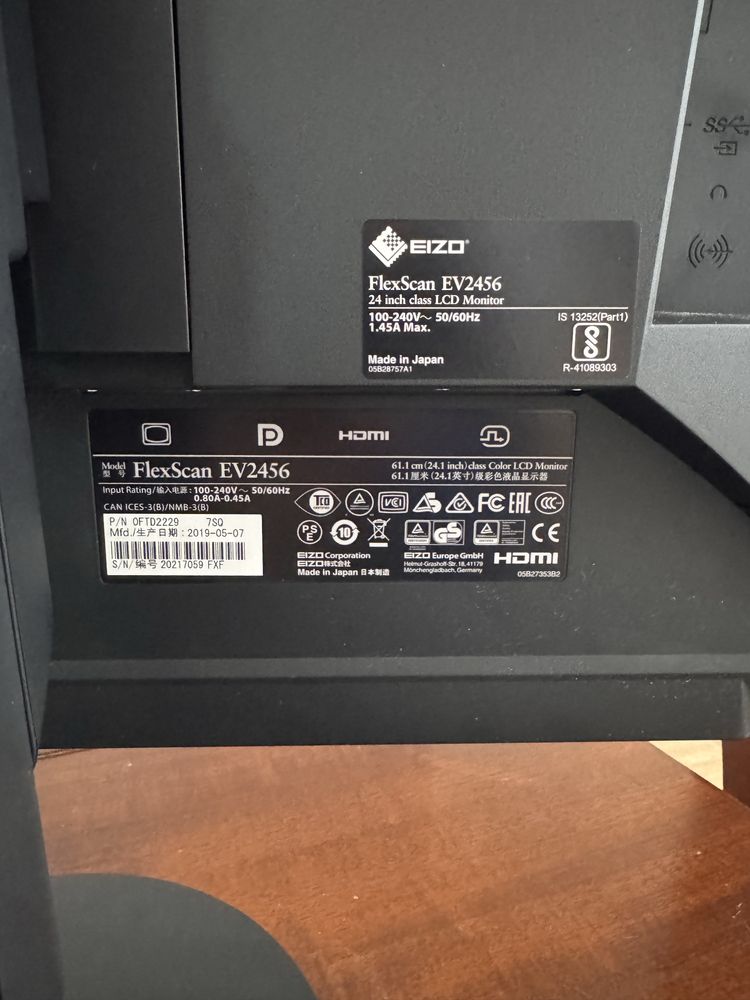 Monitor EIZO FlexScan EV2456
