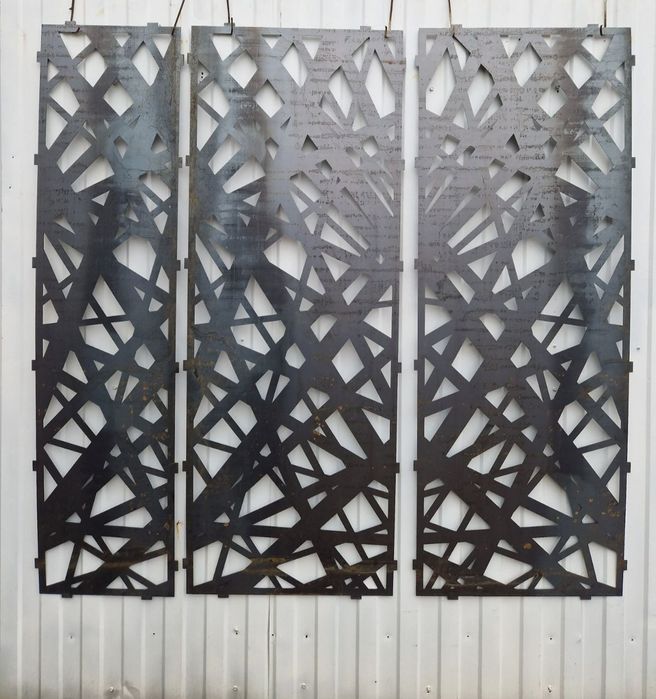 Лазерна різка металу Декоративні металеві вставки Ворота жалюзі Паркан