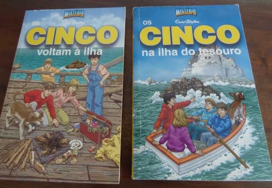 Livros "Os cinco"