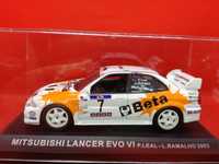 N34 Miniaturas 1/43 Mitsubishi de Rallys como novas  10 modelos