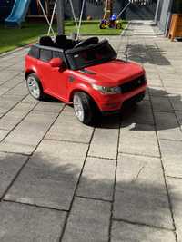 Auto na akumulator range rover czerwony