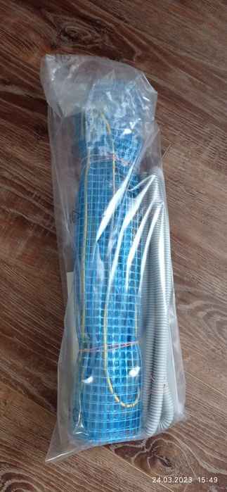 Тепла підлога мат 1м2 Grand Meyer нагрівальний кабель, теплый пол