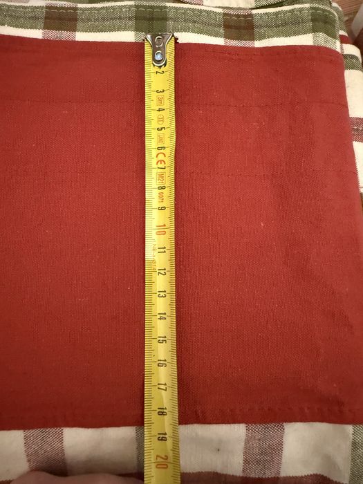 Zasłony zasztoski lambrekin firana w kratę kratkę świąteczne