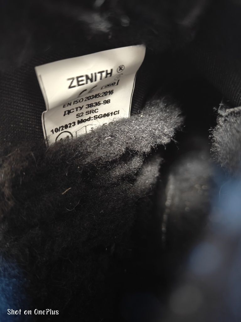 Зимові черевики з металевим підноском Zenith