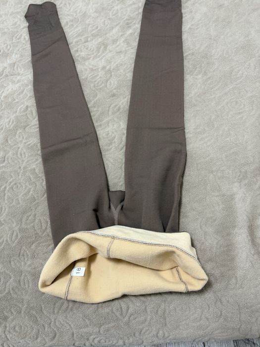 Колготи утеплені з ефектом прозорості