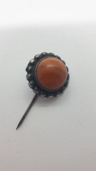 Брошь-булавка серебро 875пр.