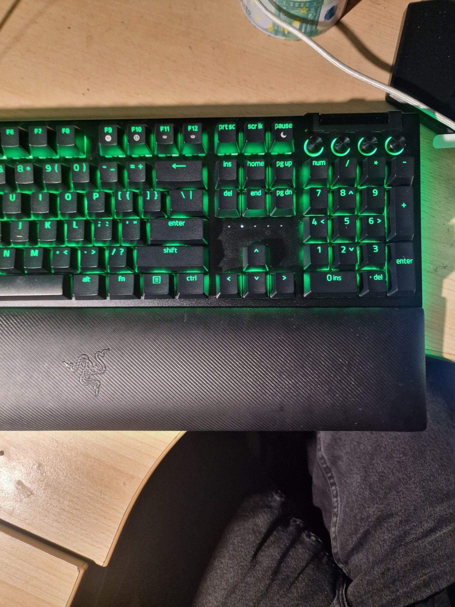 Razer Blackwidow v4 PRO Green Switch