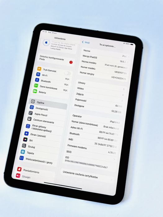 Ipad Mini 6 Gwarancja Sim