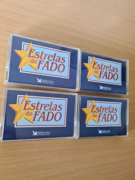 4 cassetes áudio da coleção "Estrelas do Fado"