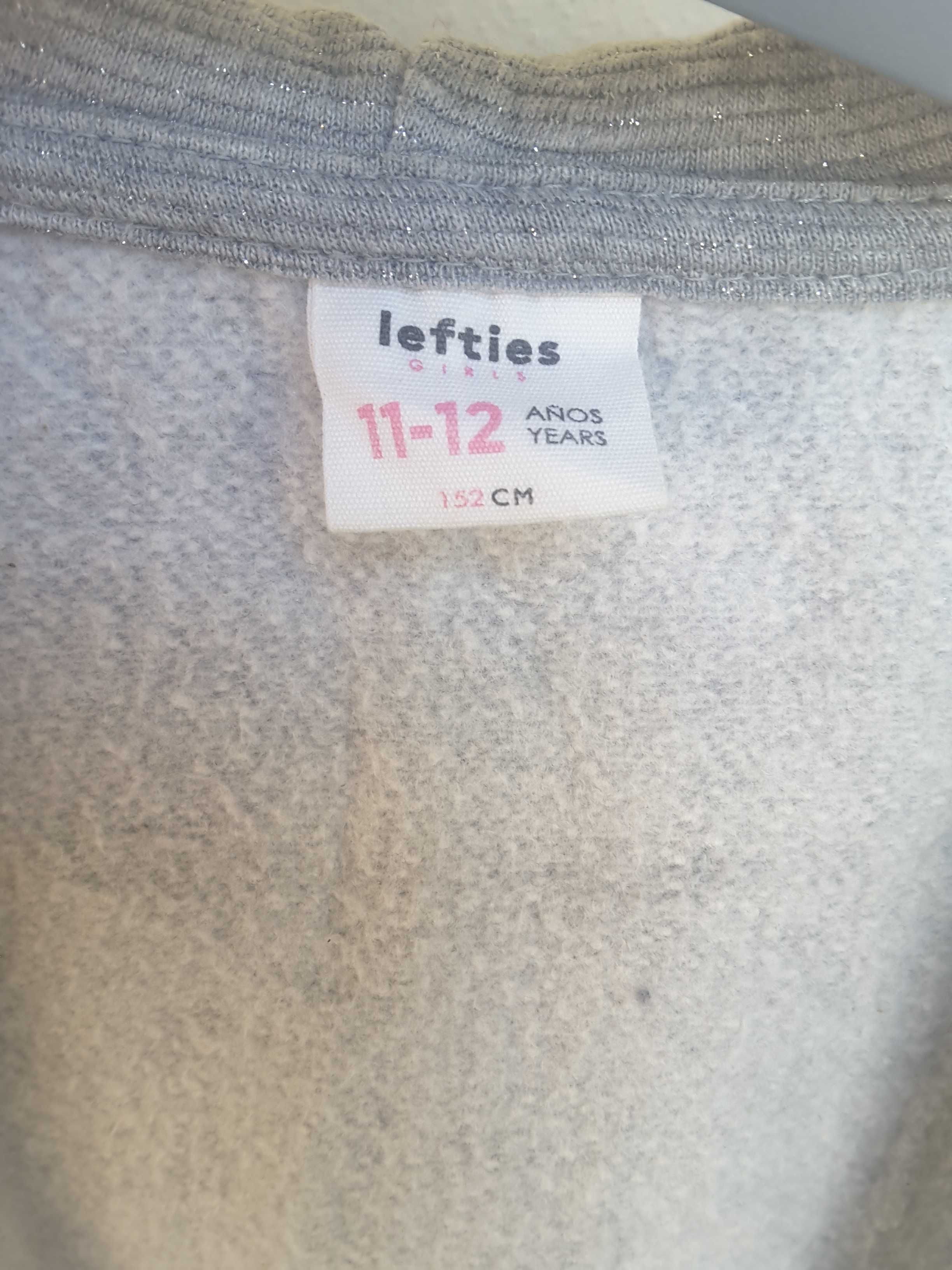 Casaco com Capuz de Menina Lefties Girls - 11/12 Anos (Como NOVO!)