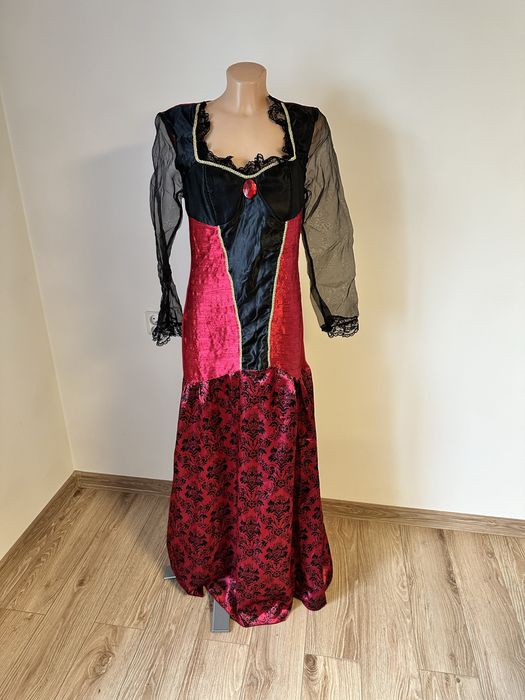 Strój przebranie na halloween rozmiar 40-42 czarownica wiedźma wampir