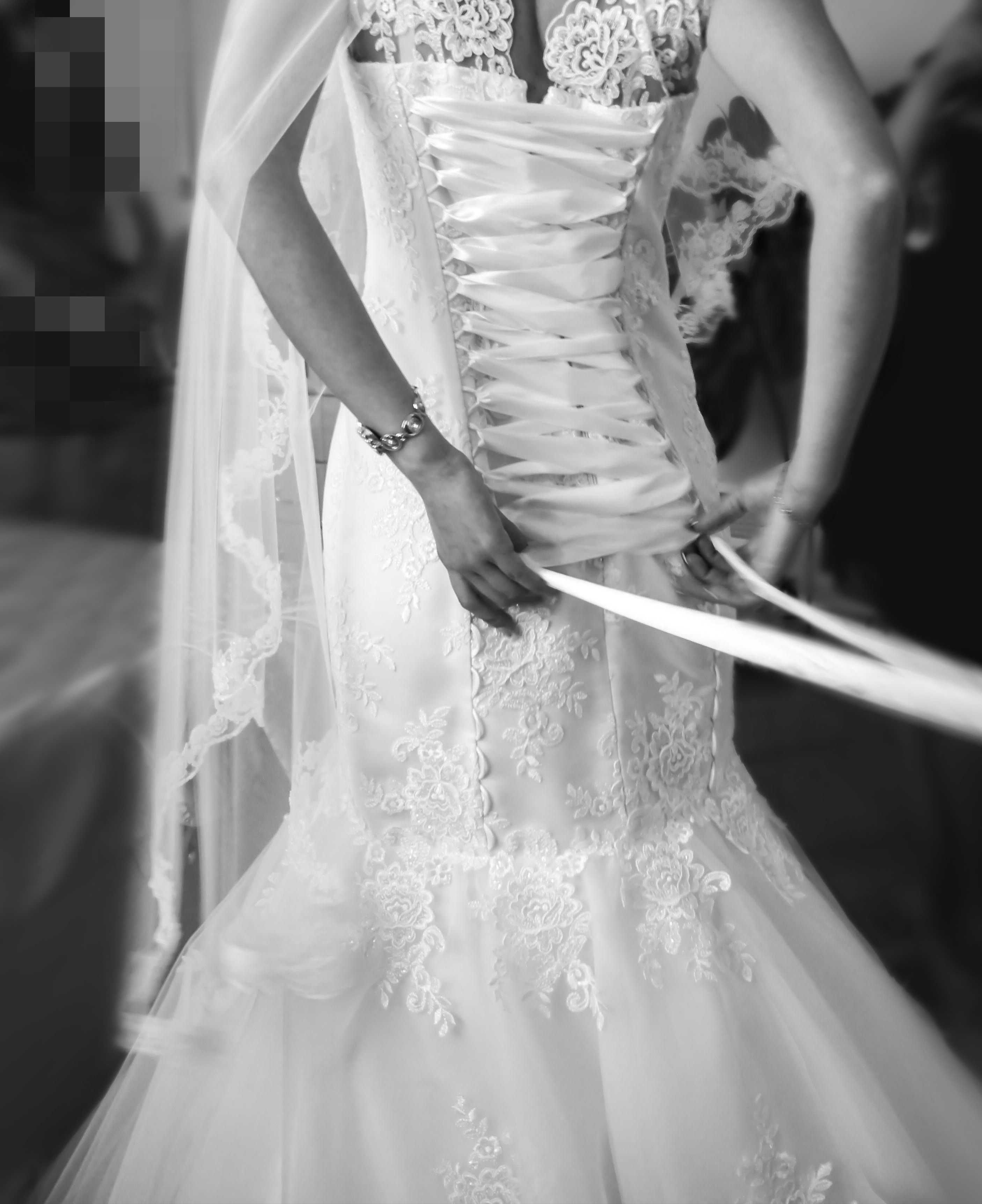 Весільне плаття фасон рибка свадебное платье xxs/s/xs