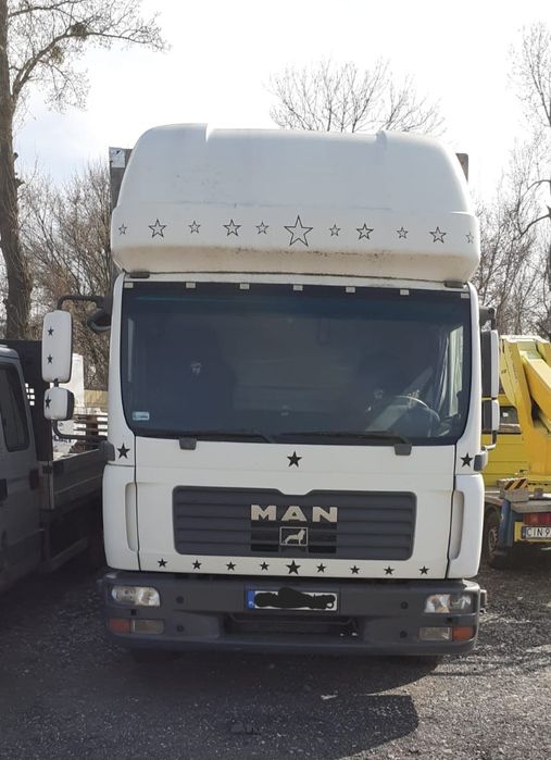 Man tgl 12 180, man plandeka, Man TGL, firana 18ep, Ładowność 6.5t