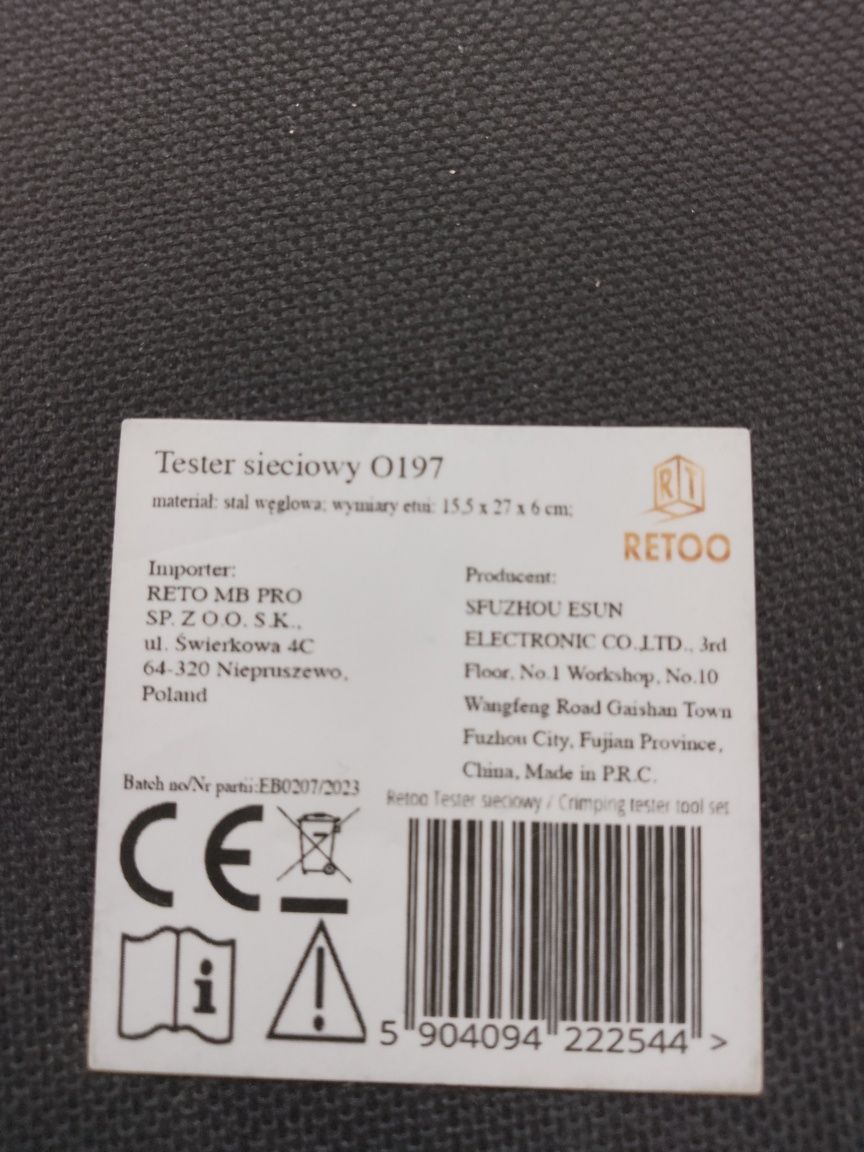 Tester sieciowy 0197
