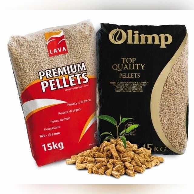 Pellet Stelmet LAVA, Olimp, Olczyk 6mm kl. A1 ENplus, DINplus,