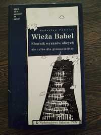 książka Wieża Babel słownik wyrazów obcych