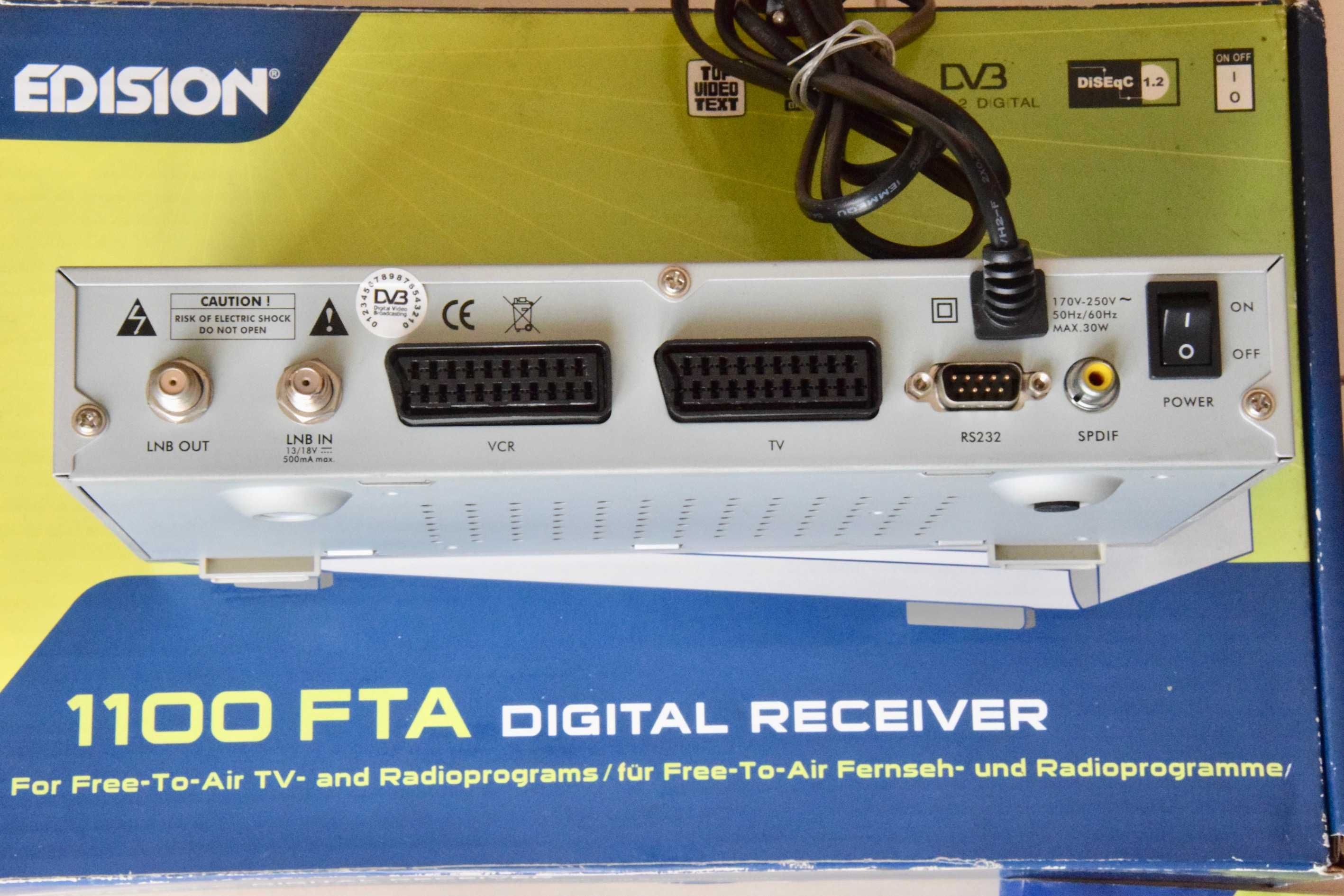 Box EDISION 1100 FTA Digital Receiver