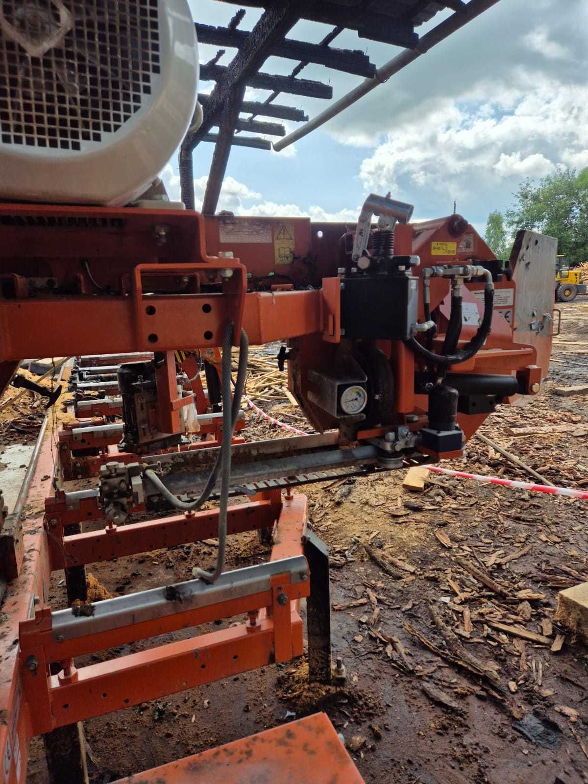 Trak Wood-Mizer LT70ME20SAH3-SWR po pożarze