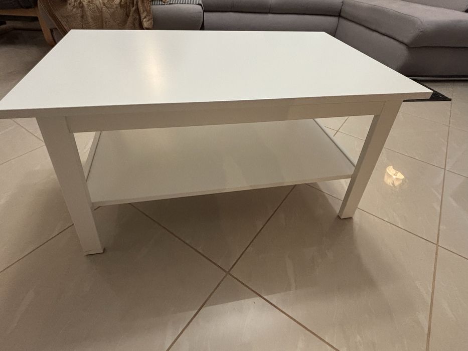 Stolik kawowy LUNNARP IKEA, biały, używany