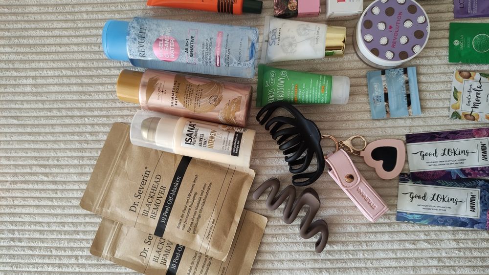 Duży zestaw kosmetyki  i akcesoria skin care make up