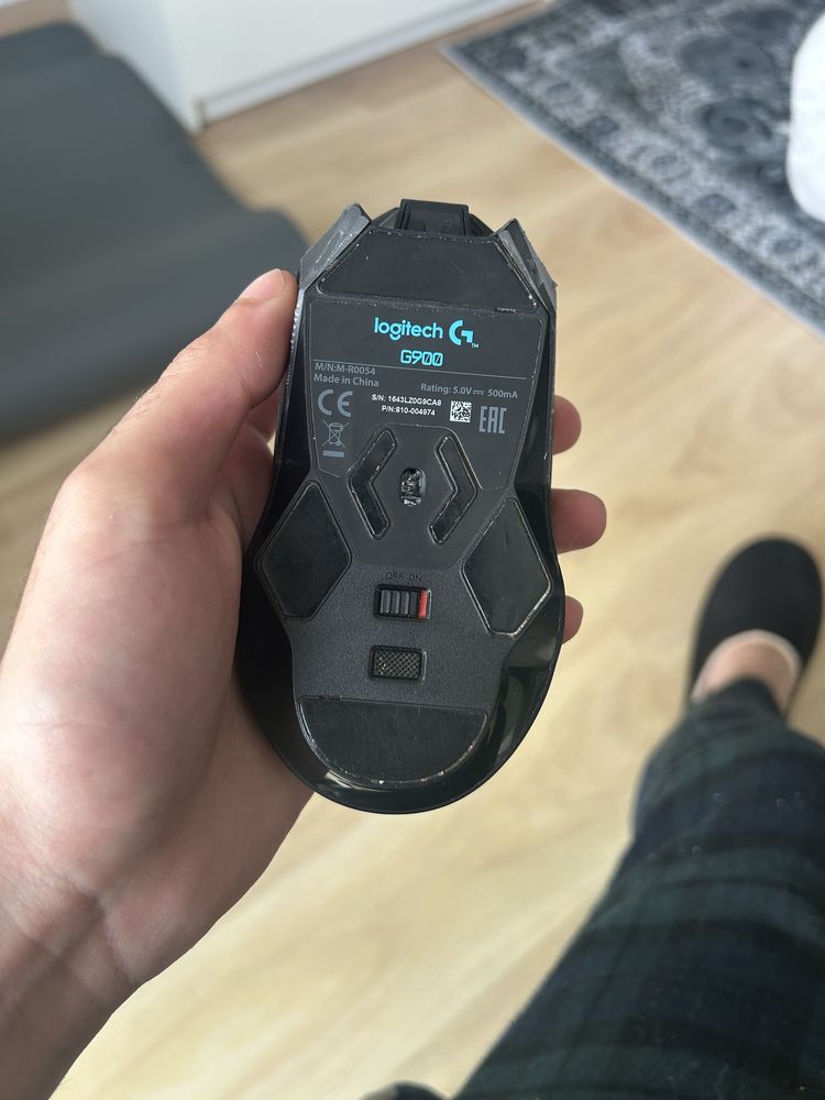 Rato gaming wireless Logitec g900 , excelente estado!