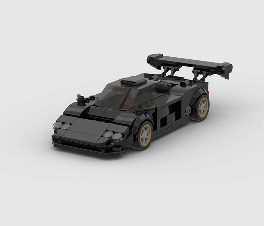 Auto autko samochód model z klocków na wzór LEGO Mazda 787B