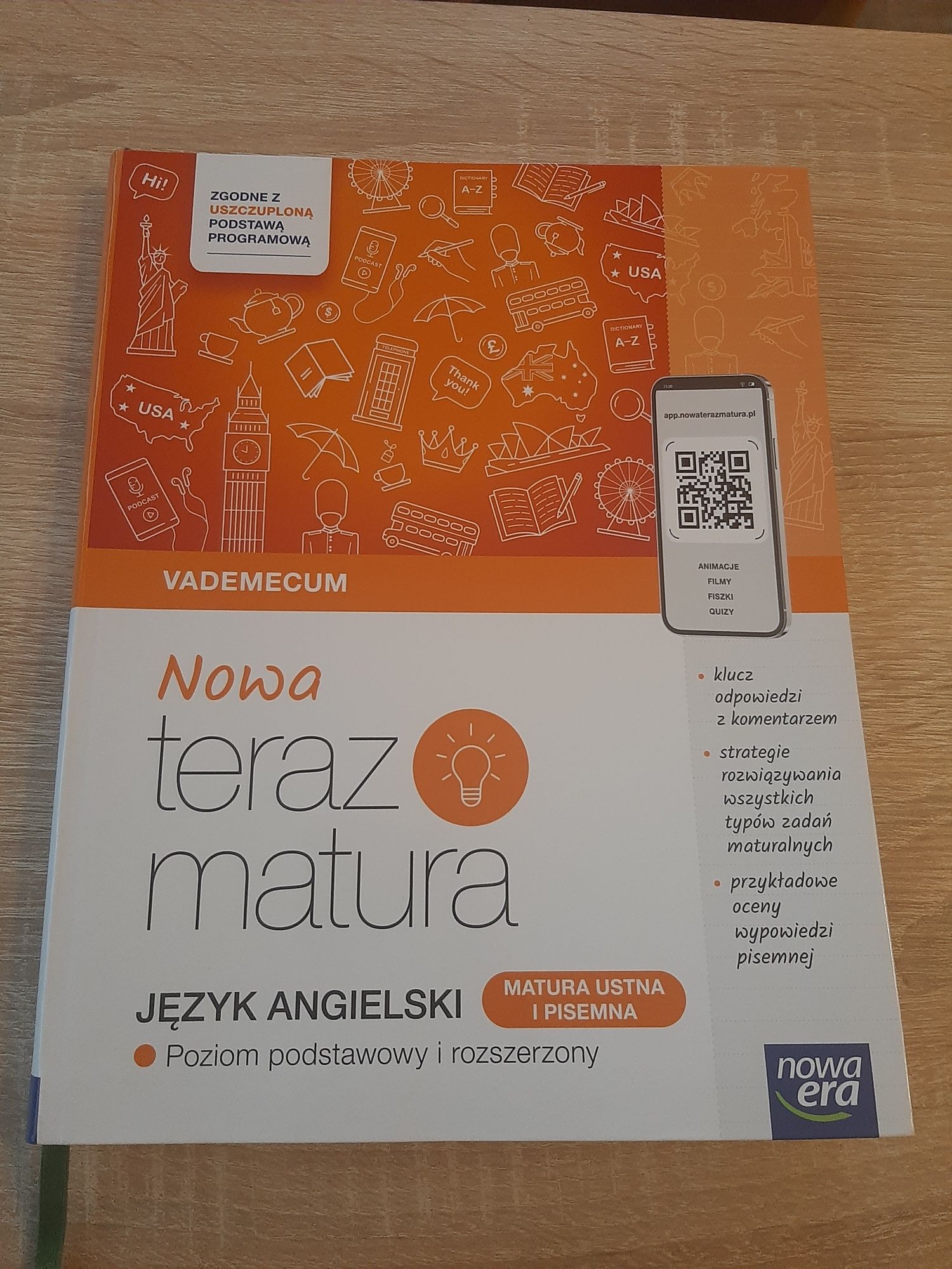 Vademecum nowa teraz matura  angielski poziom podstawowy i rozszerzony