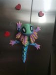 Nowość Ruchomy magnetyczny aksolotl, axolotl figurka 3d