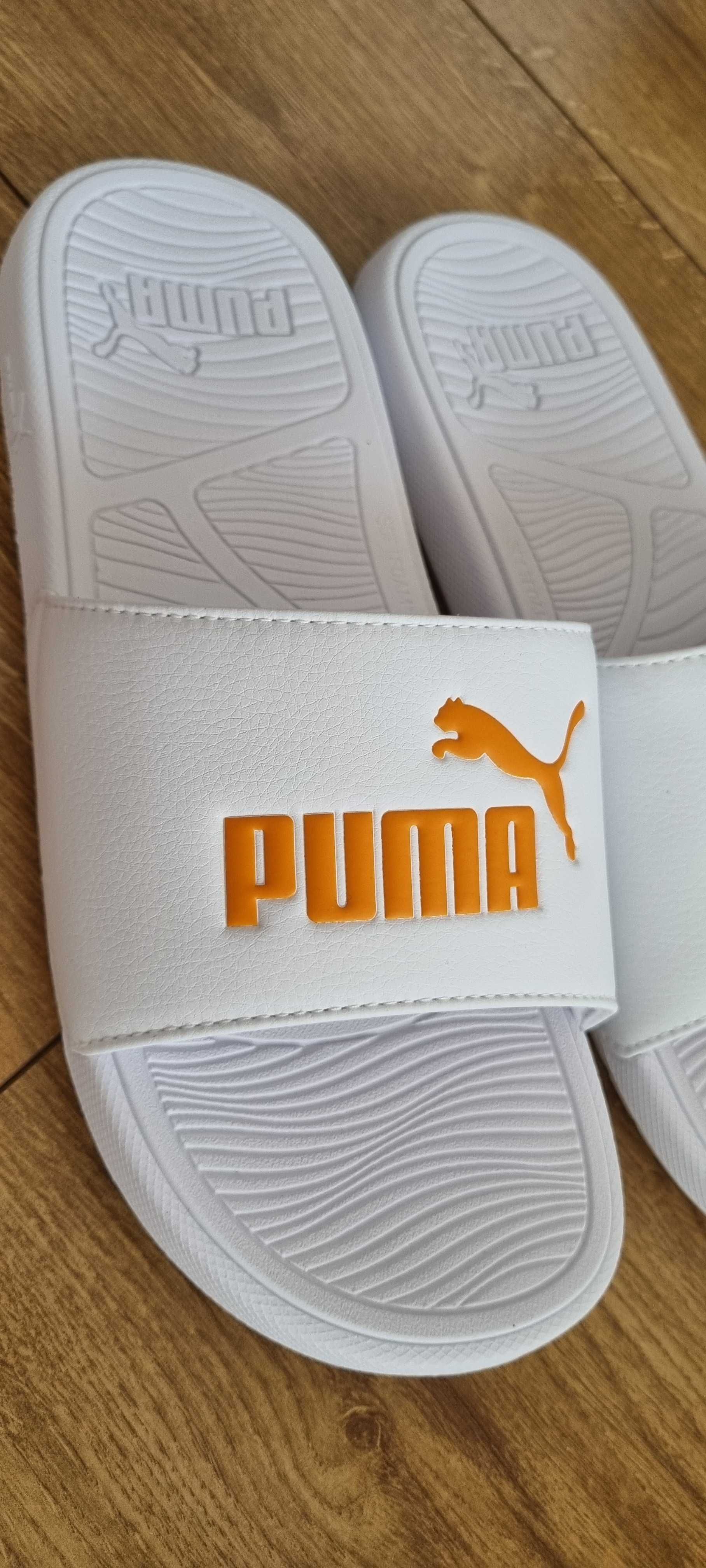 Klapki Puma Białe