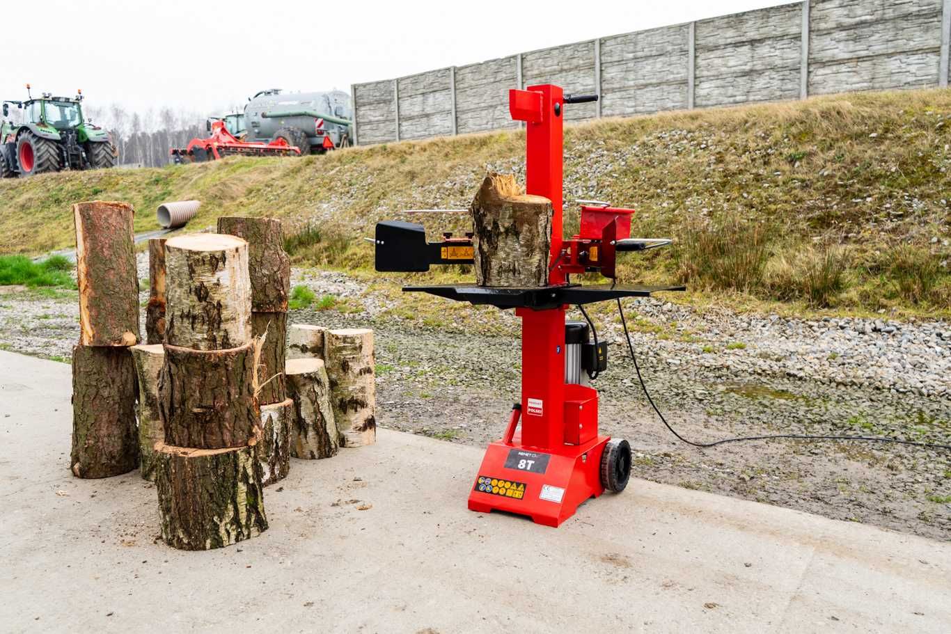 Łuparka hydrauliczna 8 TON == dostawa gratis == REMETCNC