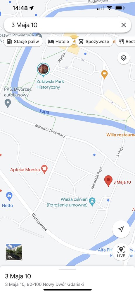 Mieszkanie w centrum miasta, kompletnie wyposażone