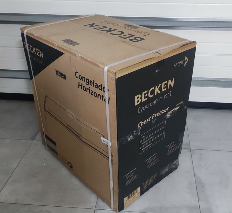 Arca Horizontal BECKEN BCF8336, 82 cm, 198 L, NOVA, Garantia