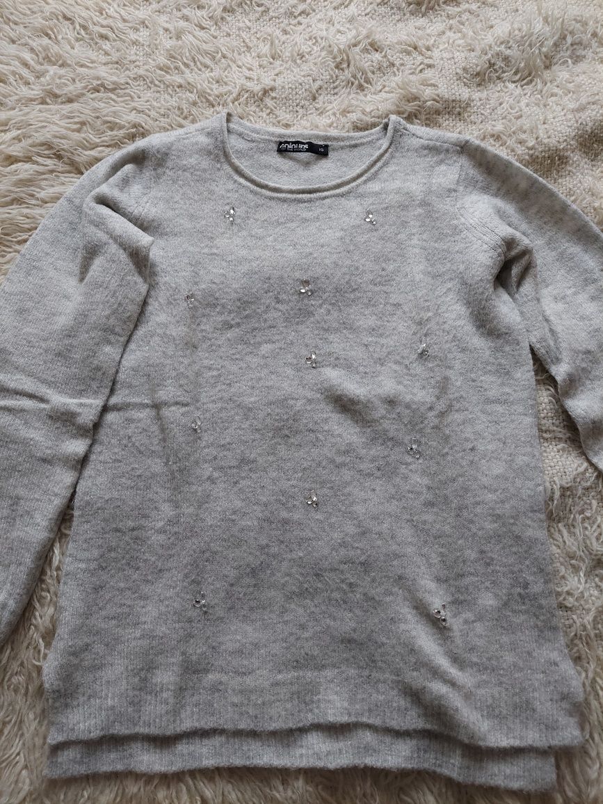 Sweter szary rozmiar S