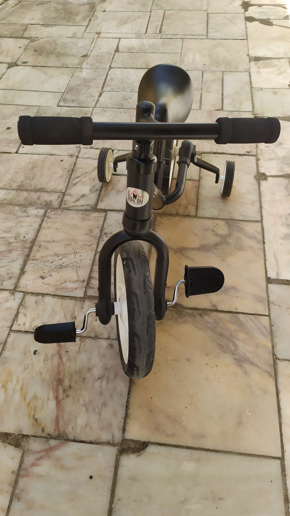 Bicicleta de Equilibrio HOMCOM com pedais e rodas removíveis
