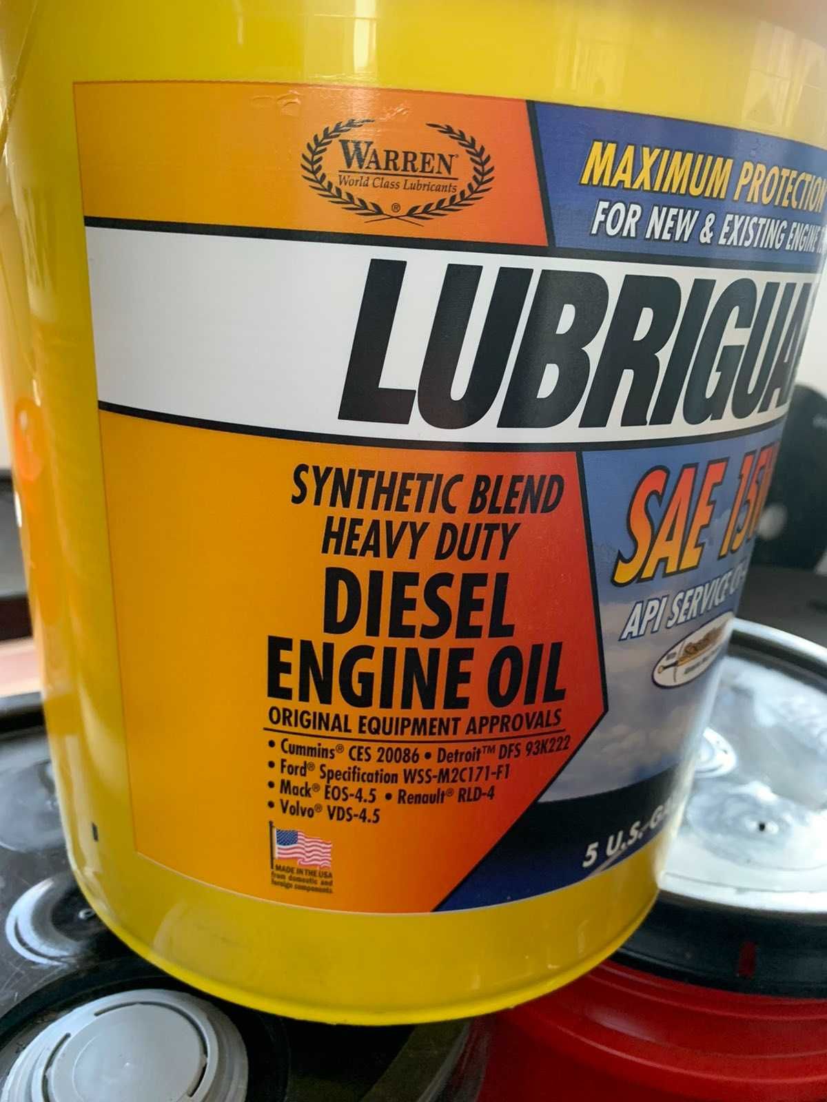 Lubriguard Synthetic Blend SAE 15W-40 CK-4 /SN