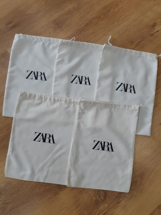 Zara duży zestaw worków ochronnych przeciwkurzowych nowe torby białe