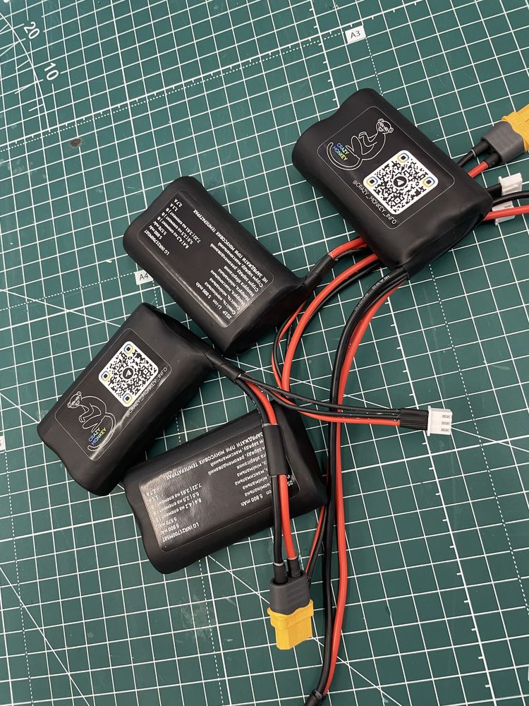 акумулятор для fpv для дрона 5s1p 6s2p 6s3p molicel p42a / samsung 50s