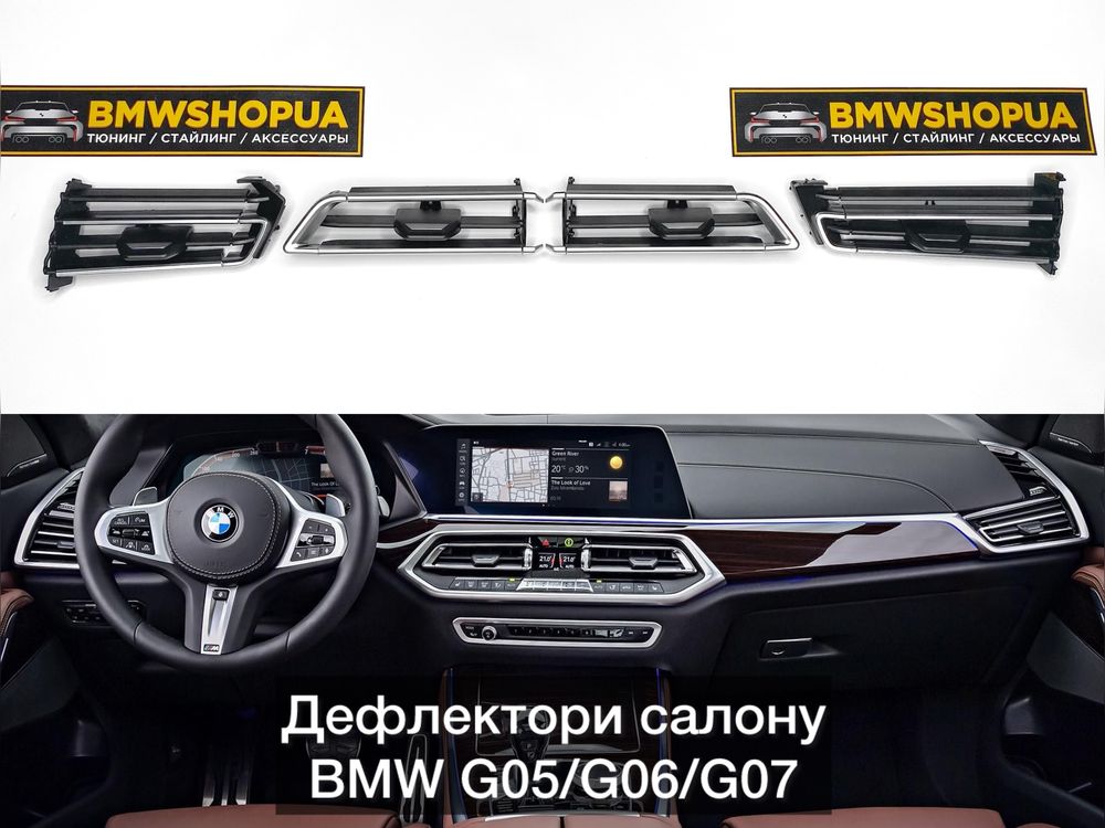 Дефлектор обдуву салону BMW G05/06/07 F95/96 Воздуховод Решетки Жалюзи