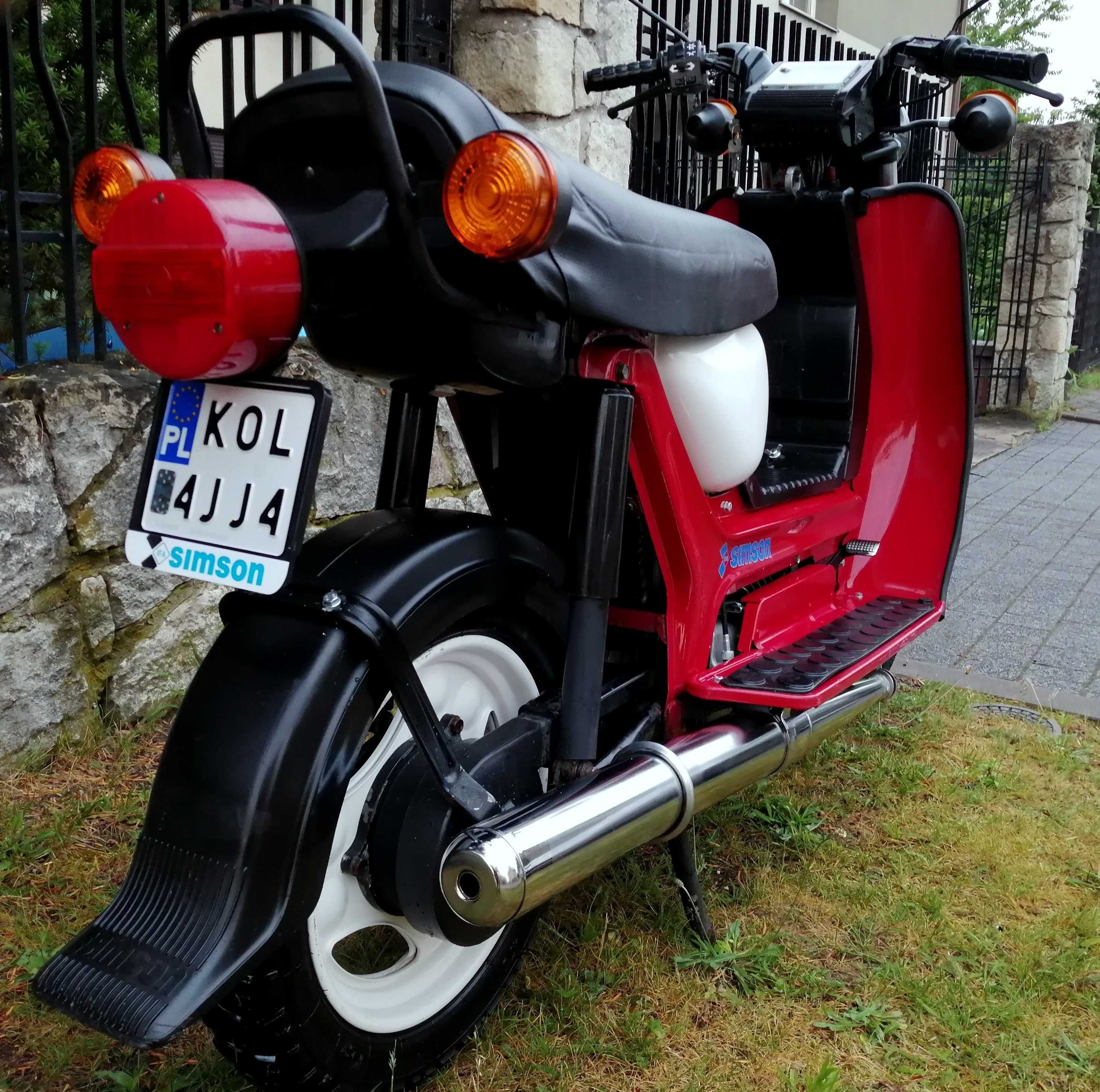 Simson Skuter SR50 PERFEKCYJNY STAN 1990r Instalacja 12V DŁUGIE OPŁATY