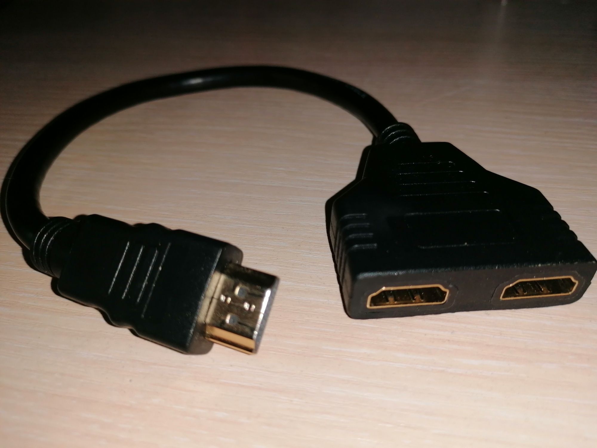 HDMI кабель 1 на 2