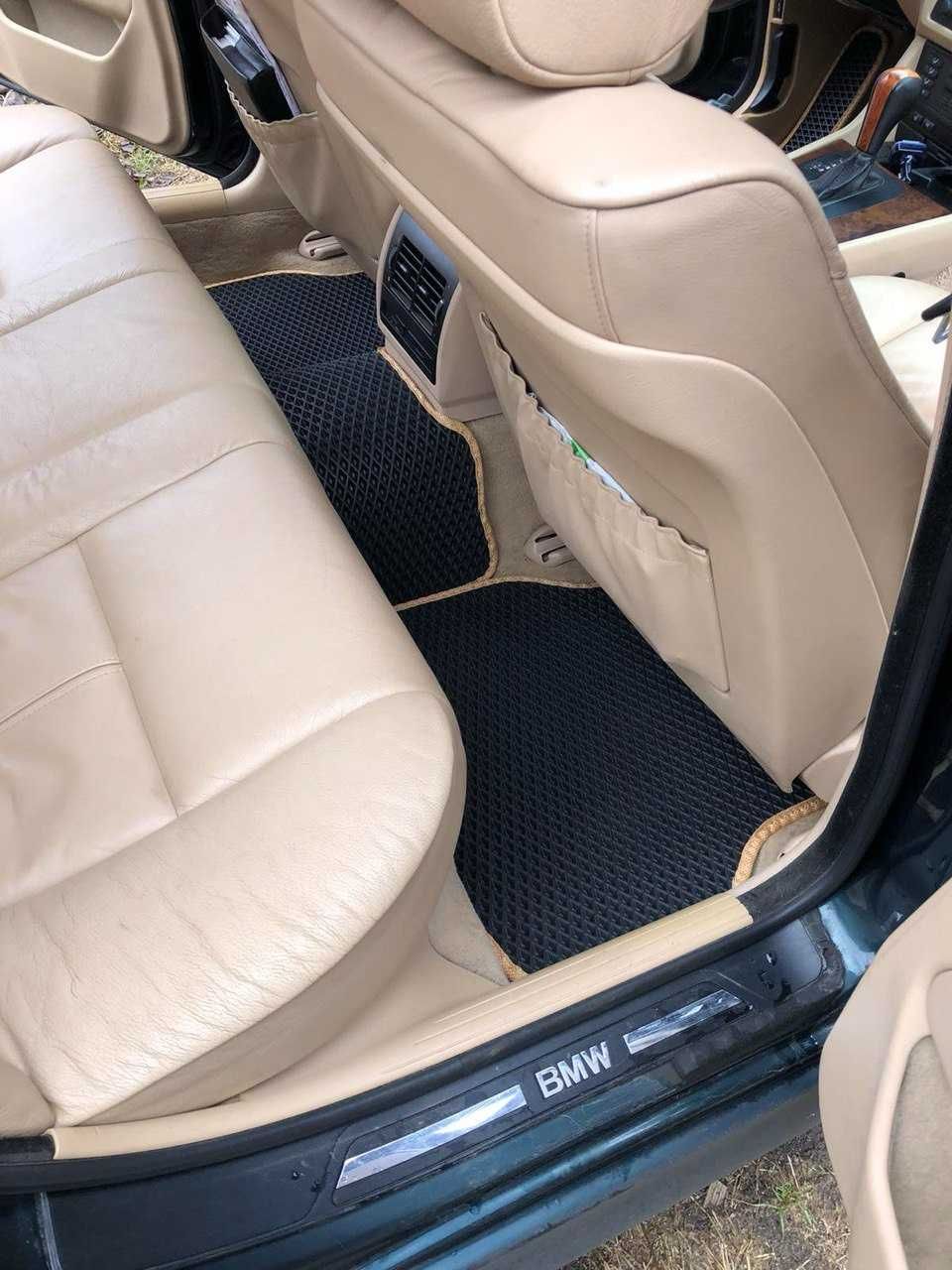 EVA ЕВА Коврики в авто BMW 3 5 X3 X5 Skoda Peugeot Килимки +2 ЛОГОТИПИ