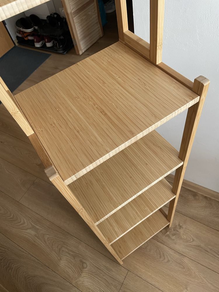 Regał bambus / bambusowy RAGRUND Ikea, używany, stan idealny.