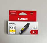 Żółty tusz CLI-550Y do Canon PIXMA iP8750, MG6350, MG7150, MG7550