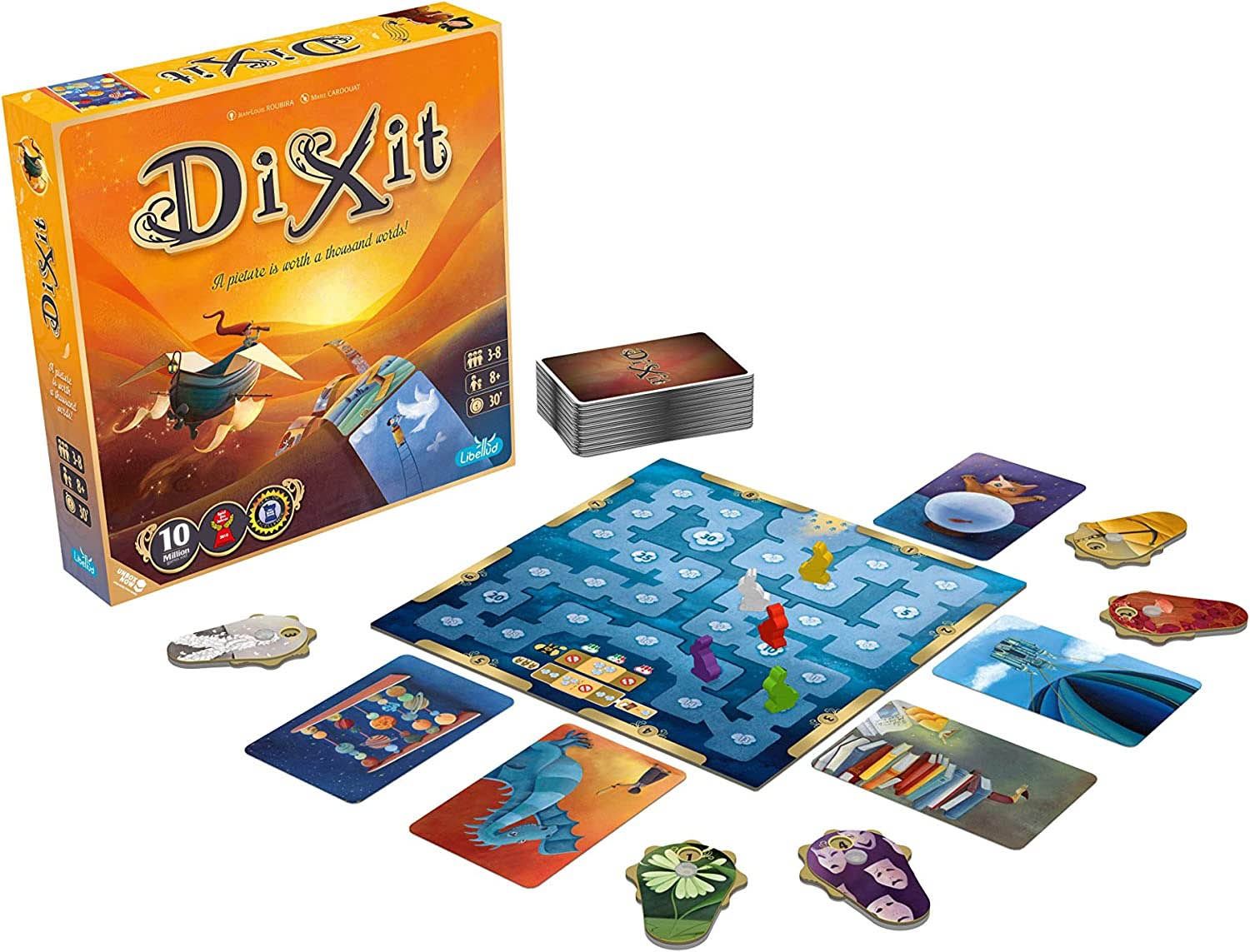 Настольная игра Dixit базовая игра или Dixit Odyssey укр/англ язык