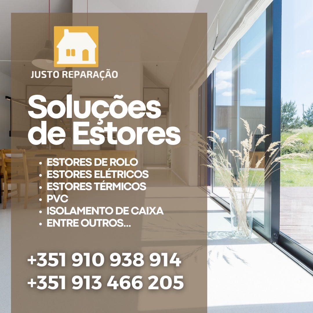 Estore persianas reparação e instalação