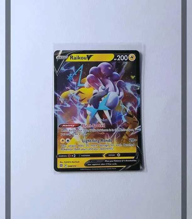 Raikou V 048/172 BRS Pokemon ENG-NM