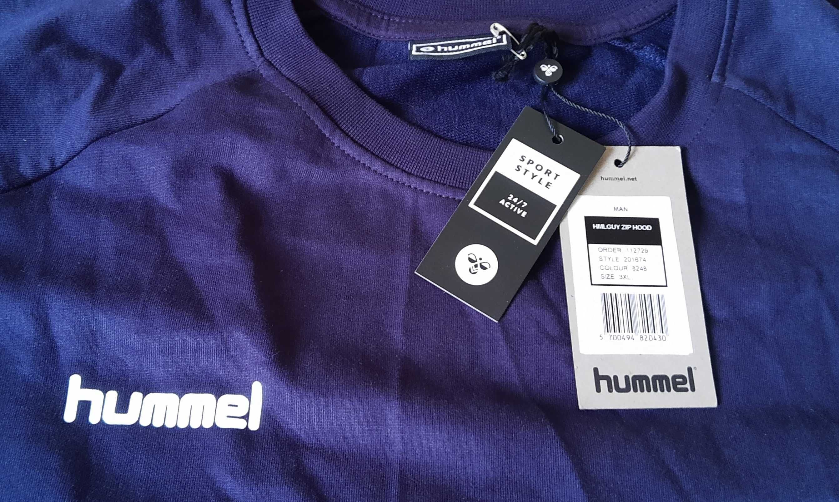 Для больших людей, свитшот HUMMEL, новый с биркой, размер 3XL (60-62)