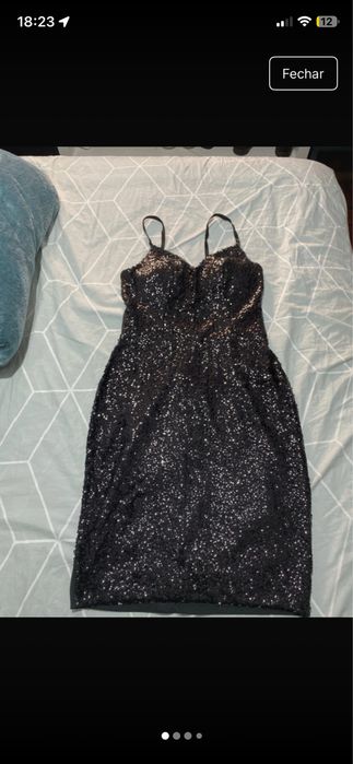 Vestido em lntejoulas paetes