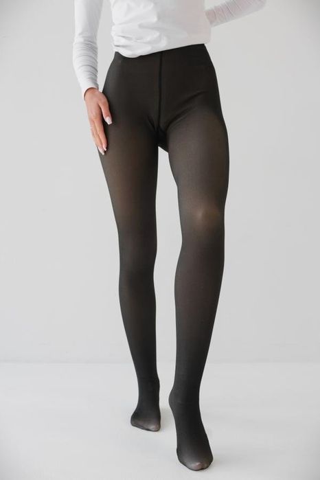 Женские Капроновые Колготы Зимнее Утеплены Флисом С Эфектом Голых Ног