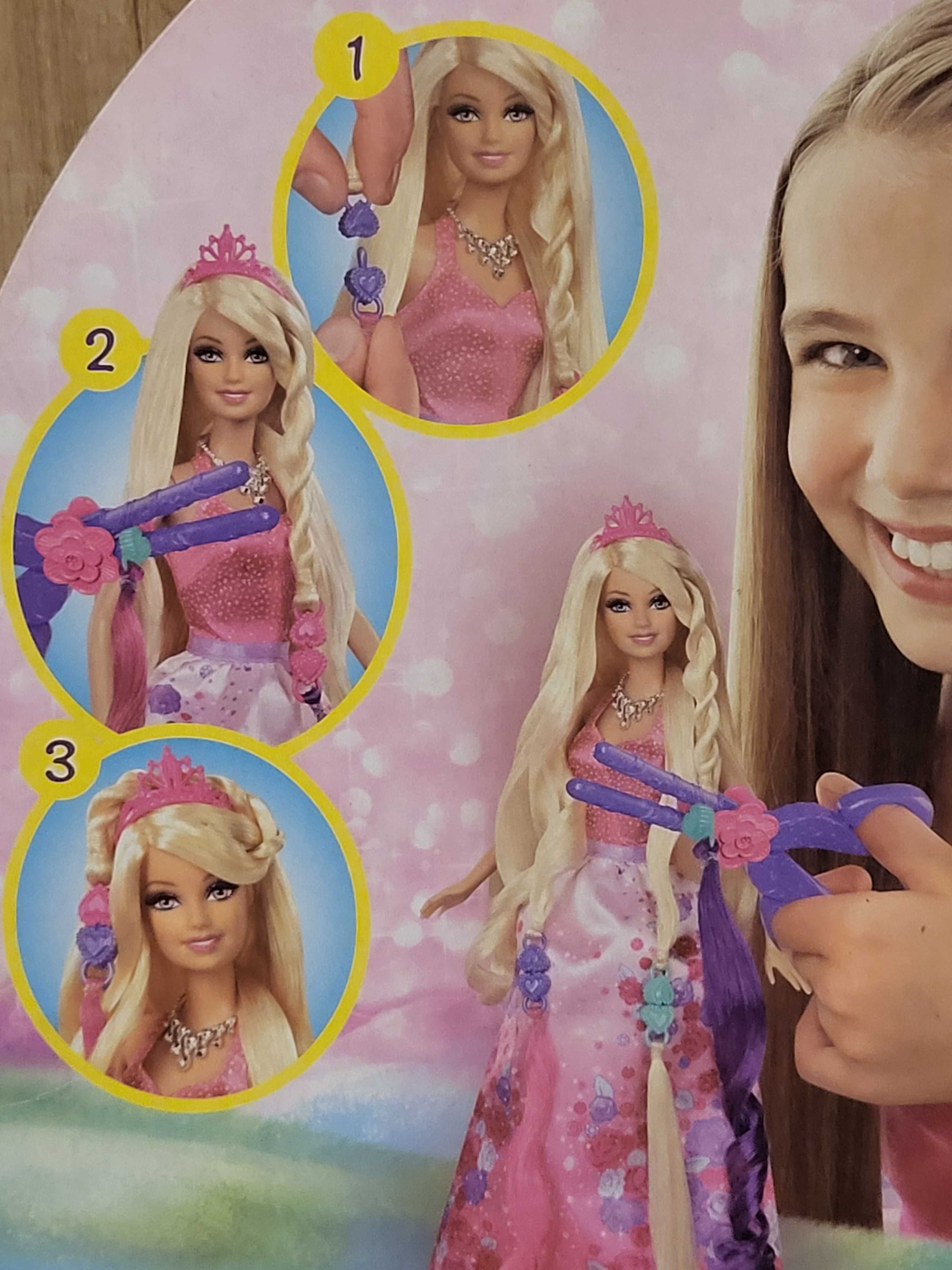 Lalka Barbie Bajeczne fryzury księżniczki